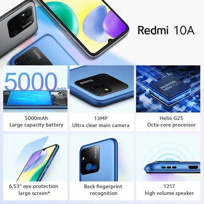 Redmi 10A Helio G25 Octa-core Global Version